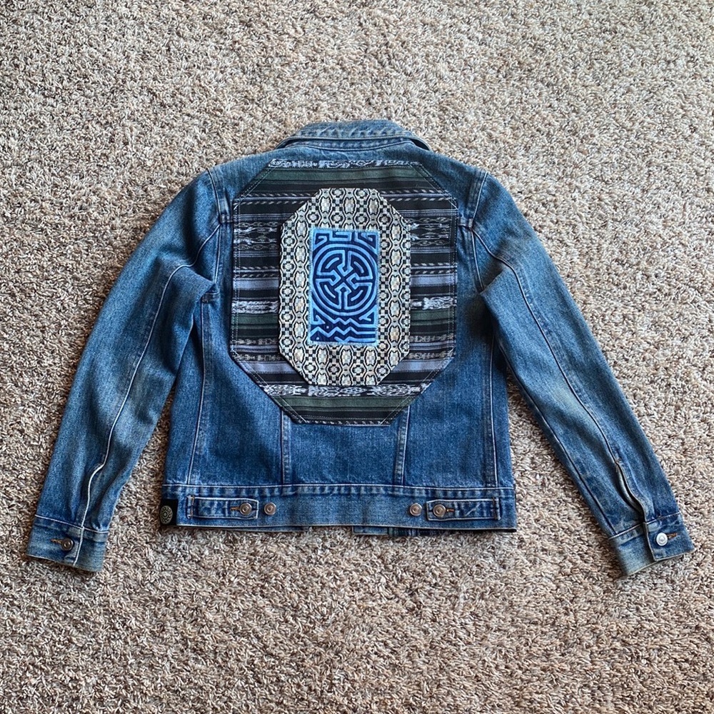 Patchwork Denim Jacket - image 3